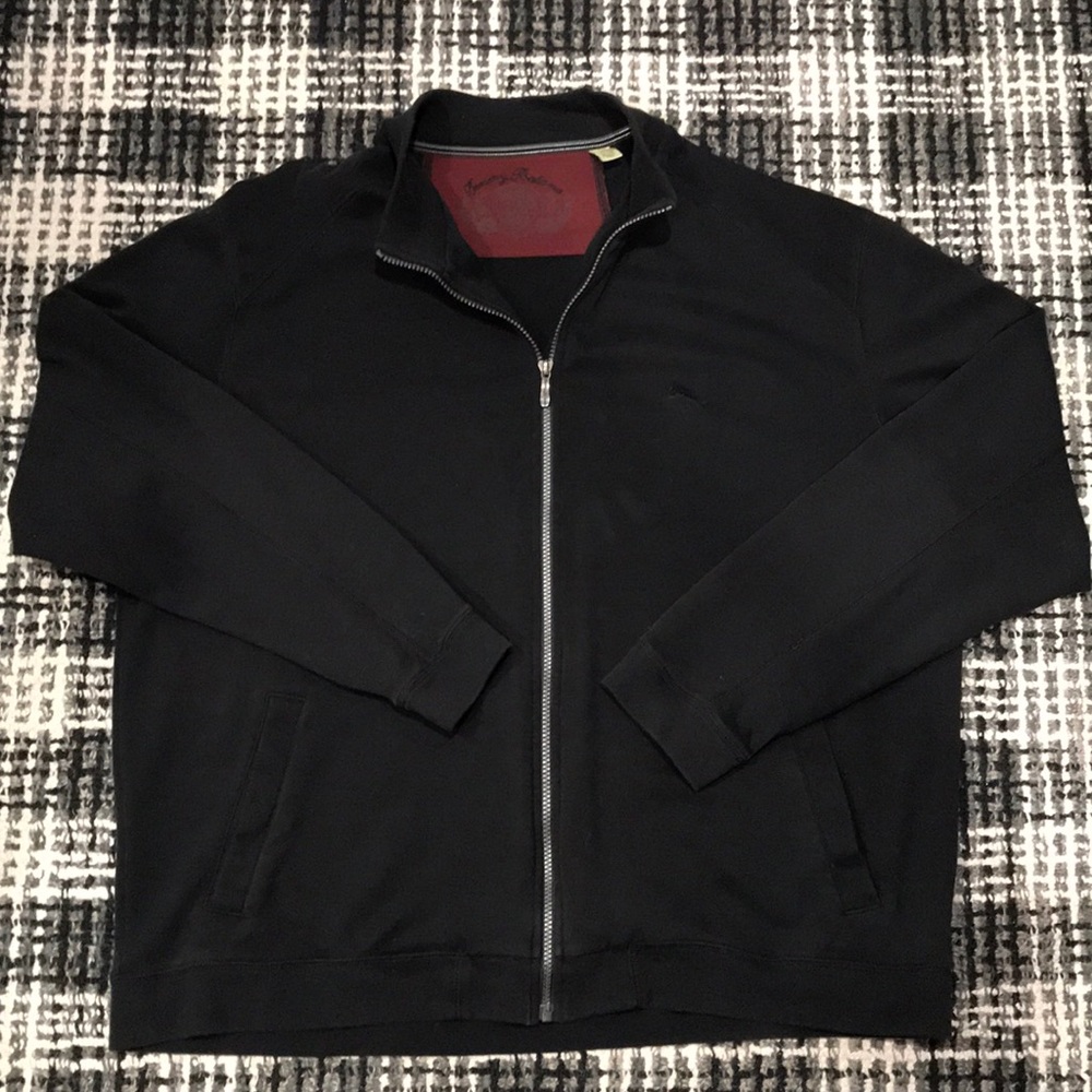 Tommy Bahamas Men’s Full Zip XXL Black
